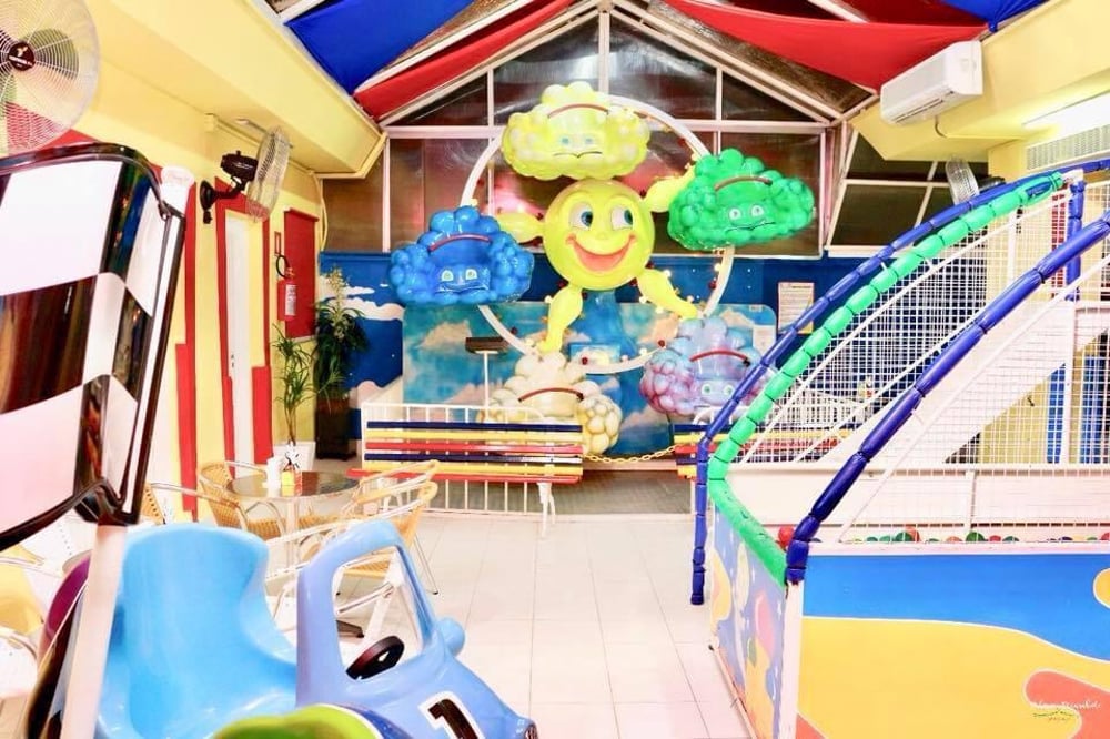 man and woman sitting at table